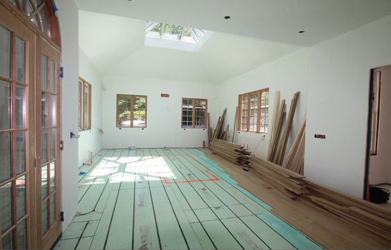 Warmboard panel installation