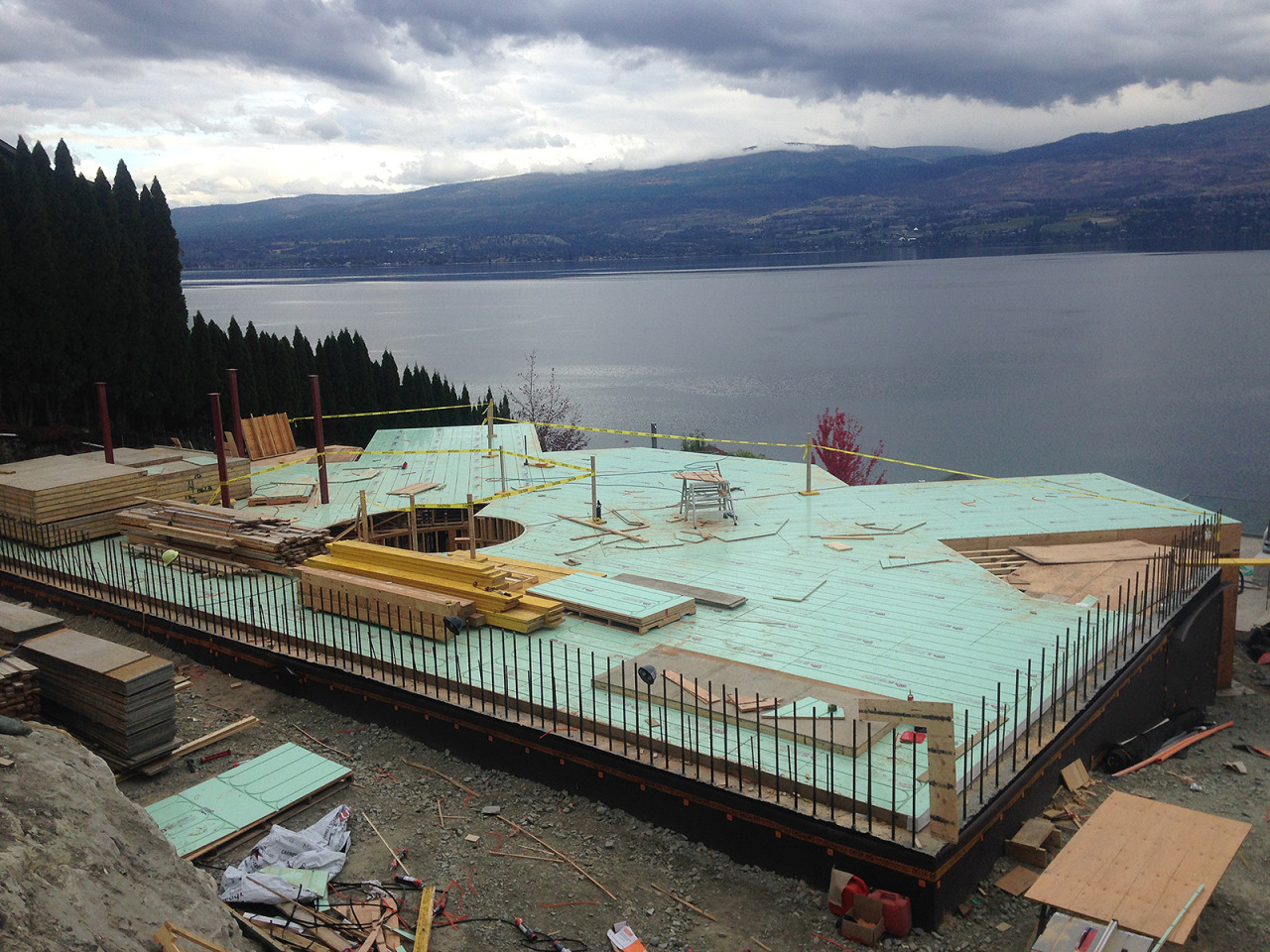 A 6,000 square foot project outside Edmonton. Warmboard Inc