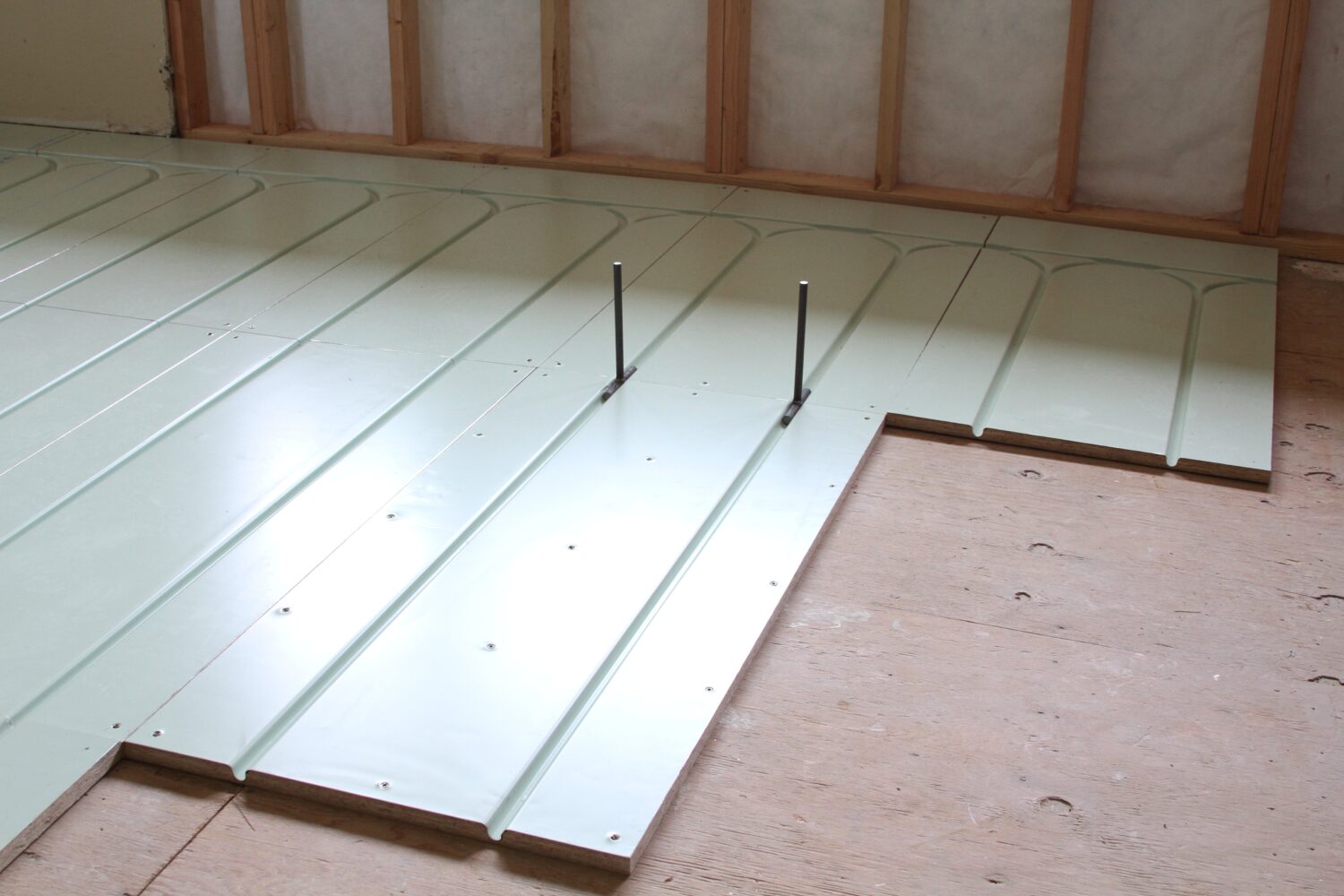 Warmboard-R install on home renovation