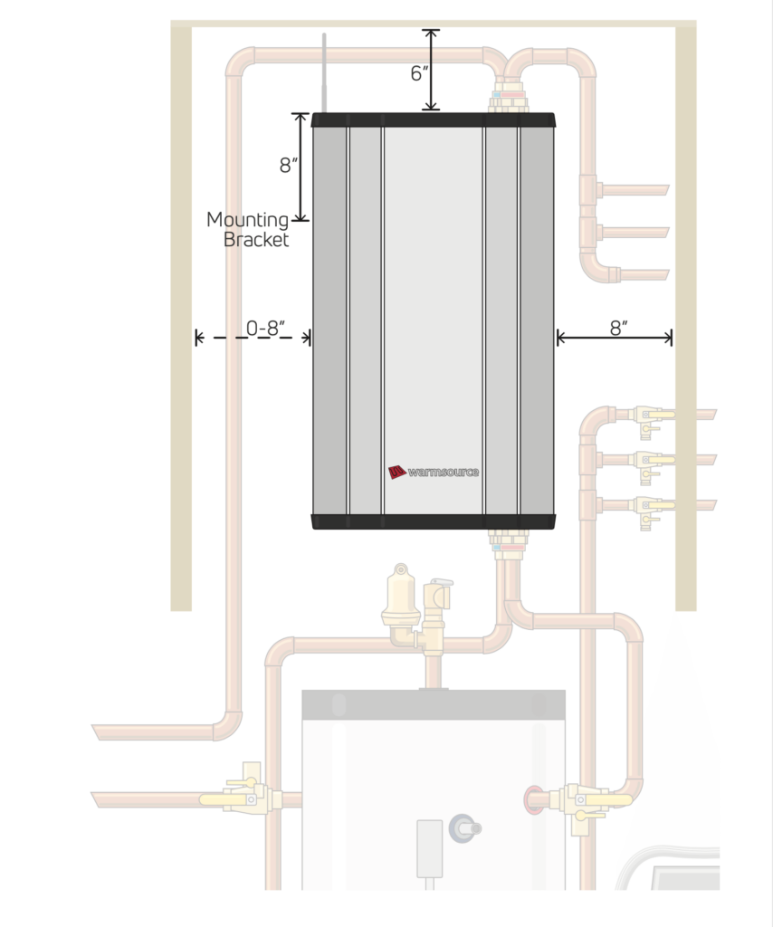 radiant heat boiler diagram