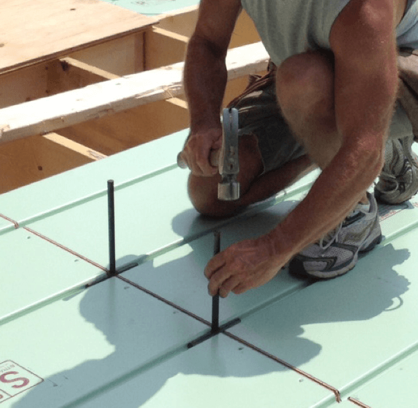 installing warmboard-s over joist